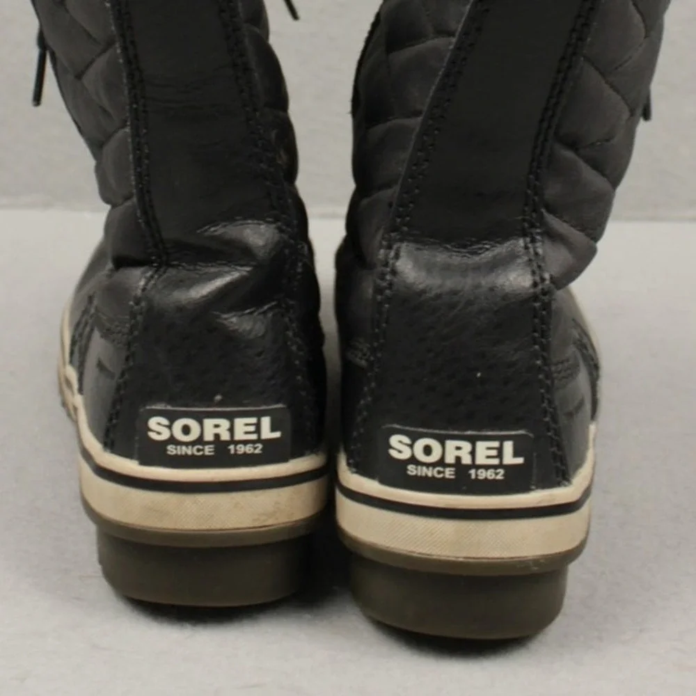Sorel Snow‎ Boots Womens 6.5 US Waterproof Gorpcore Rubber Toe Black Ankle Boot